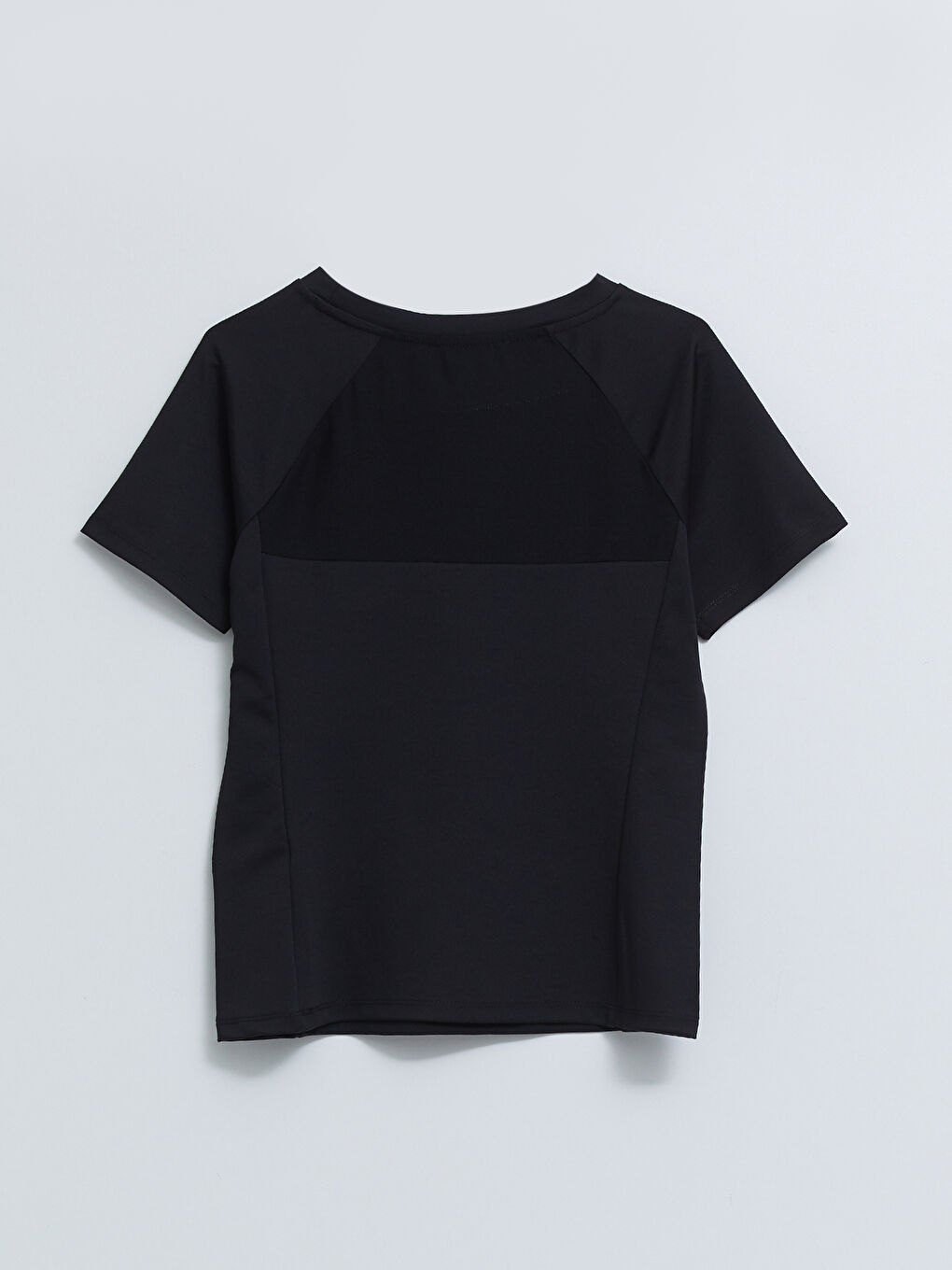 Crew Neck Plain Short Sleeve Women's Sports T-Shirt-6