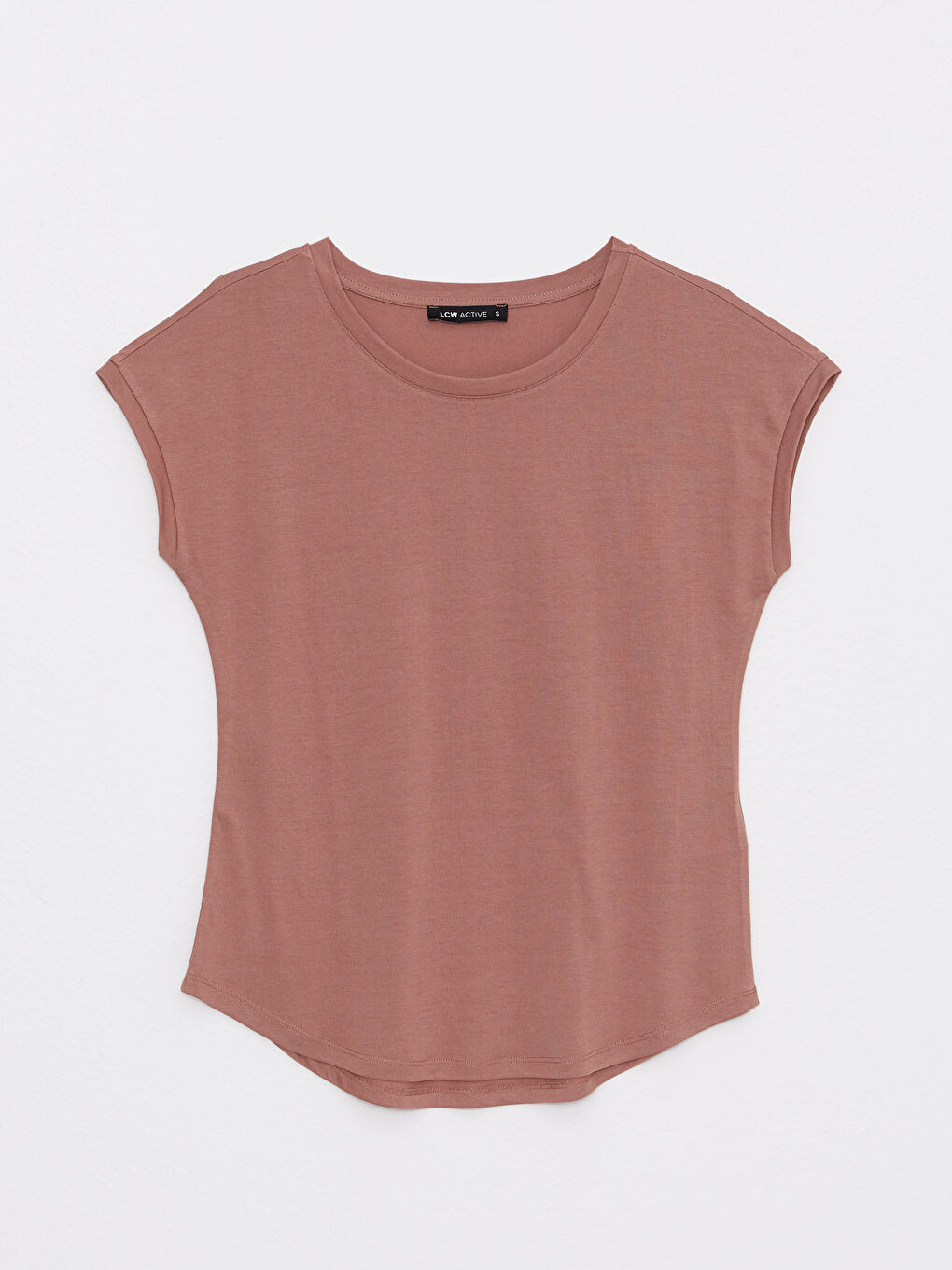 LCW SPORT Crew Neck Plain Short Sleeve Women's Sports T-Shirt -S2I490Z8-RG3
