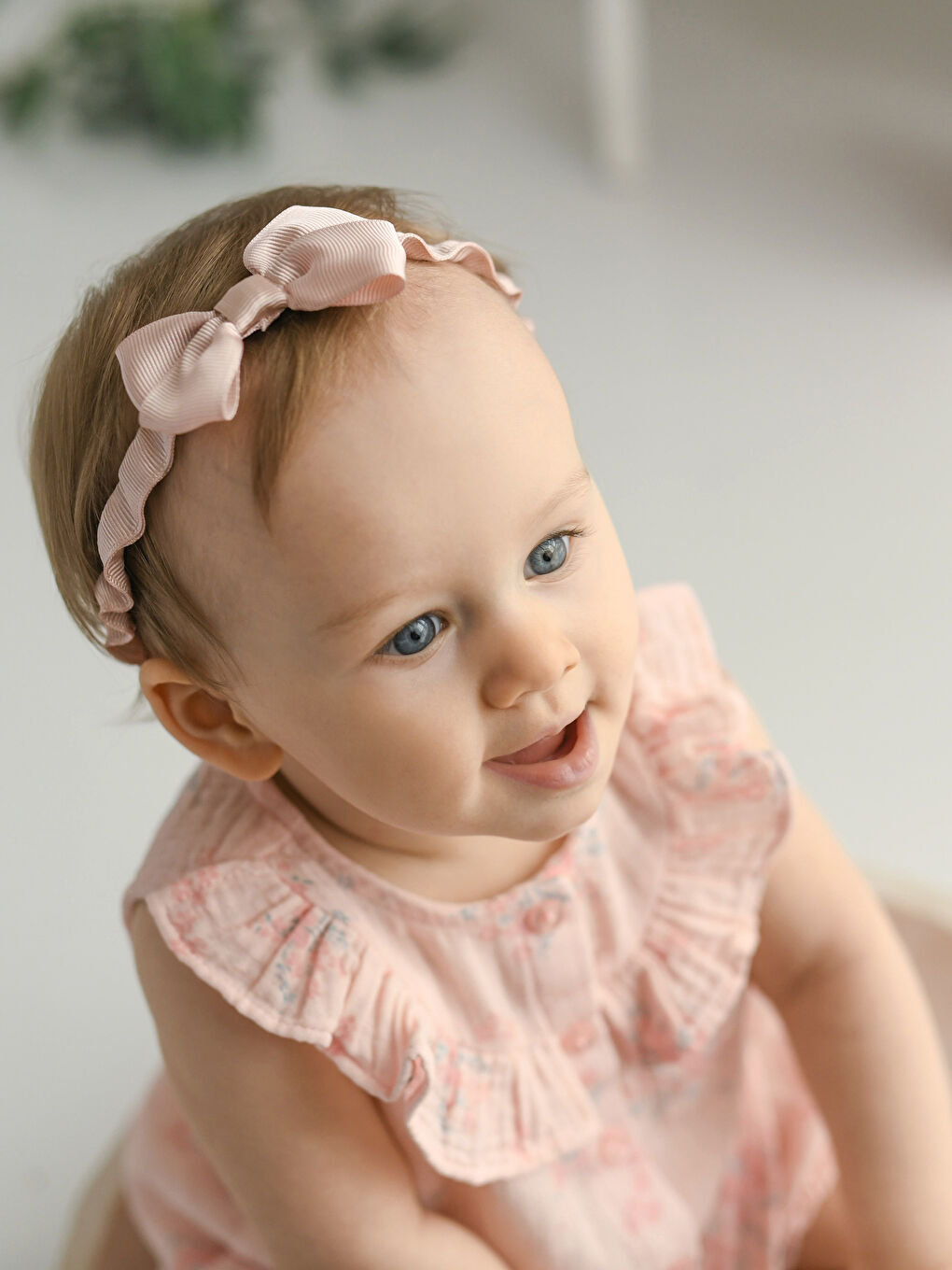 Crew Neck Printed Baby Girl Blouse and Shorts 2-Piece Set-2