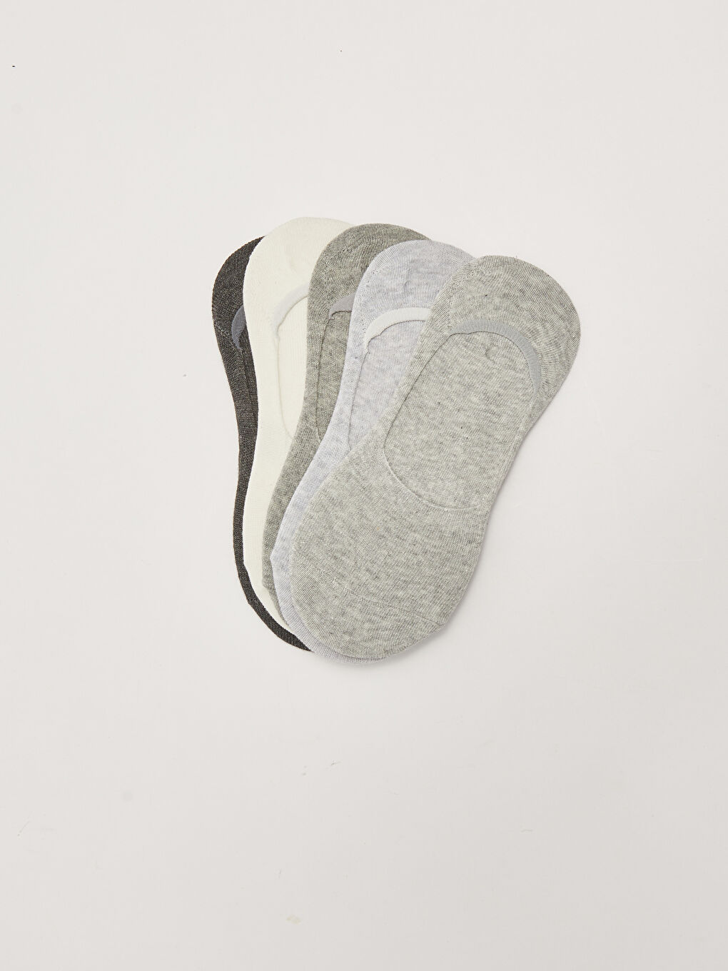 جوارب غير مرئية سادة للسيدات - ٥ قطع