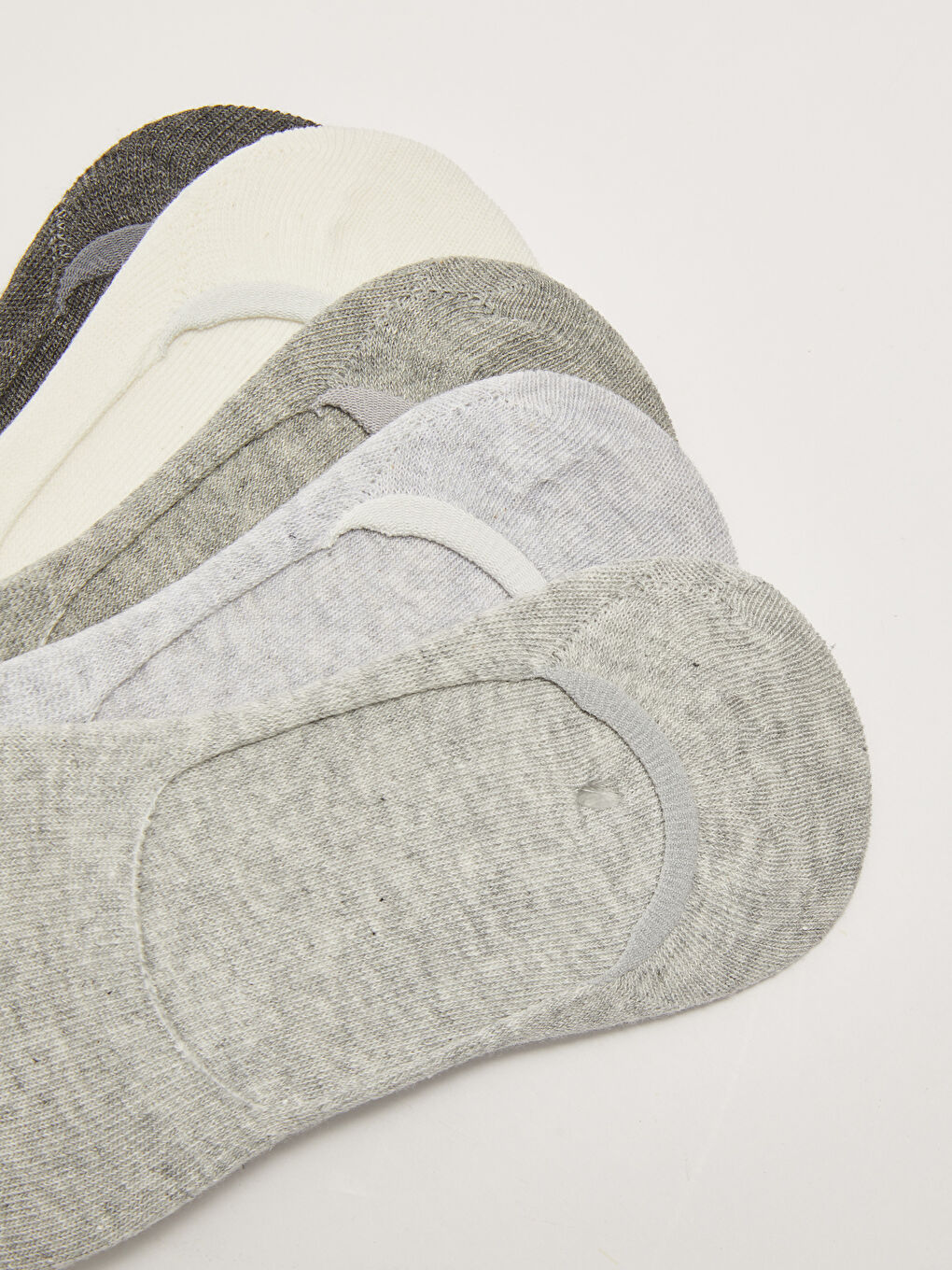 جوارب غير مرئية سادة للسيدات - ٥ قطع-2