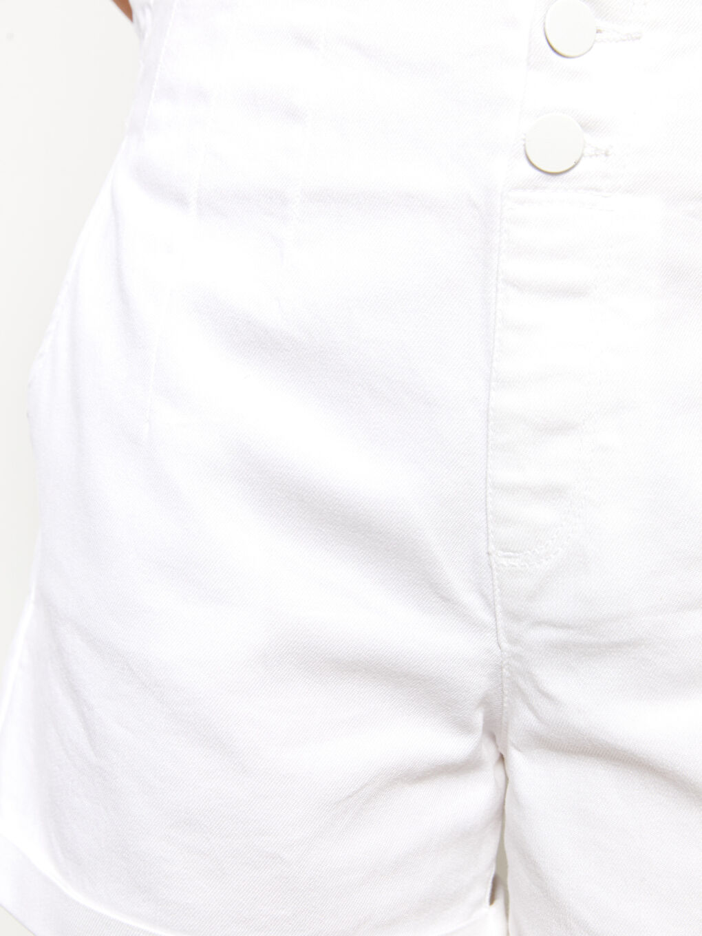 Basic Gabardine Girls Shorts-5