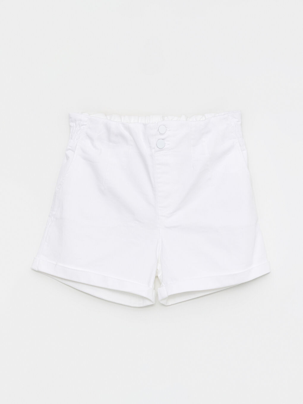 Basic Gabardine Girls Shorts-6