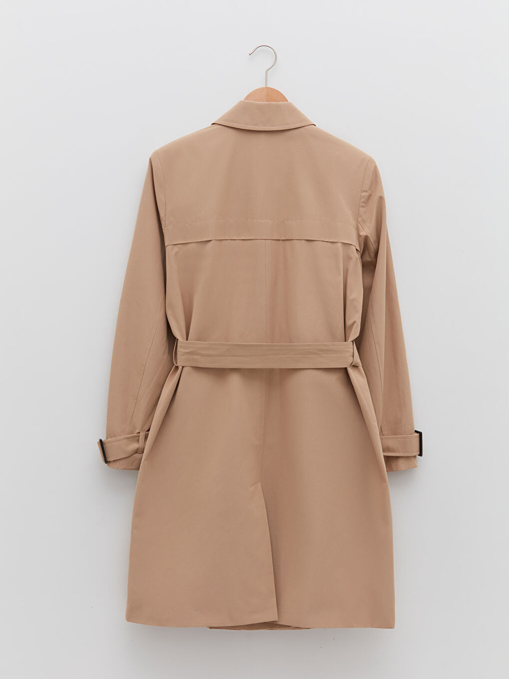 Jacket Collar Regular Long Sleeve Women's Trench Coat-8