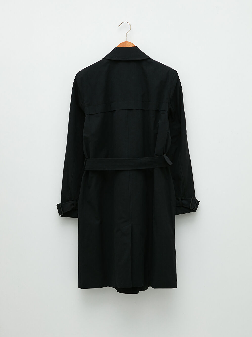 Jacket Collar Regular Long Sleeve Women's Trench Coat-15