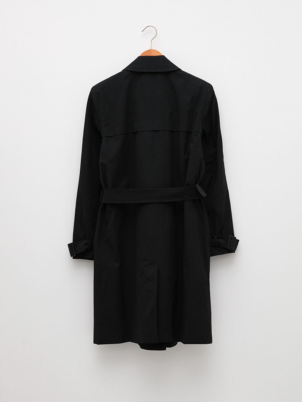 Jacket Collar Regular Long Sleeve Women's Trench Coat-14