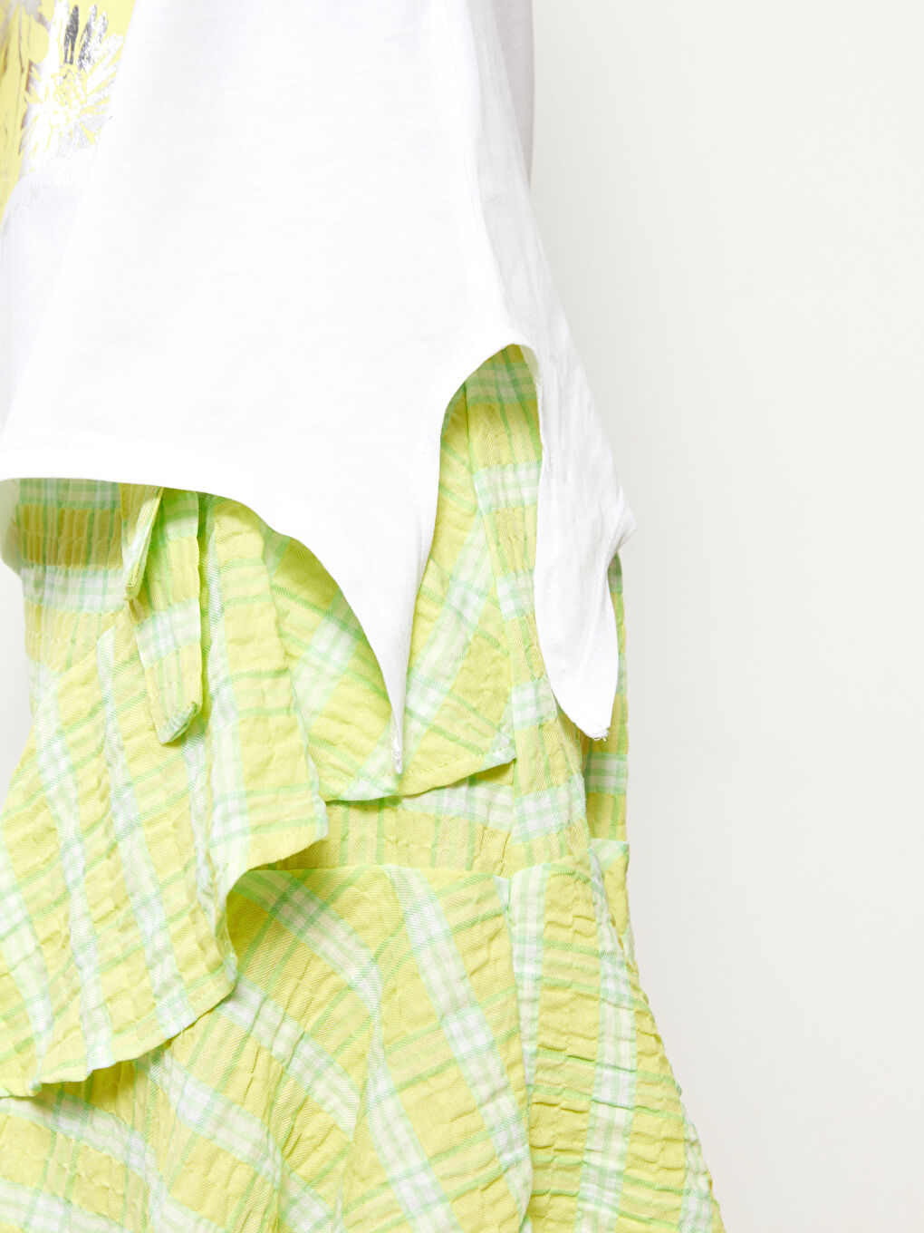 Crew Neck Printed Short Sleeve Cotton Girl T-shirt-2