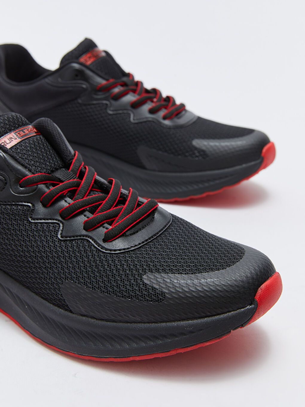Siyah Bağcıklı Erkek Aktif Spor Ayakkabı-2