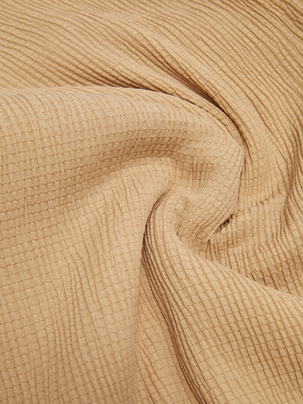 Ekru Kadın Düz  Şal-5