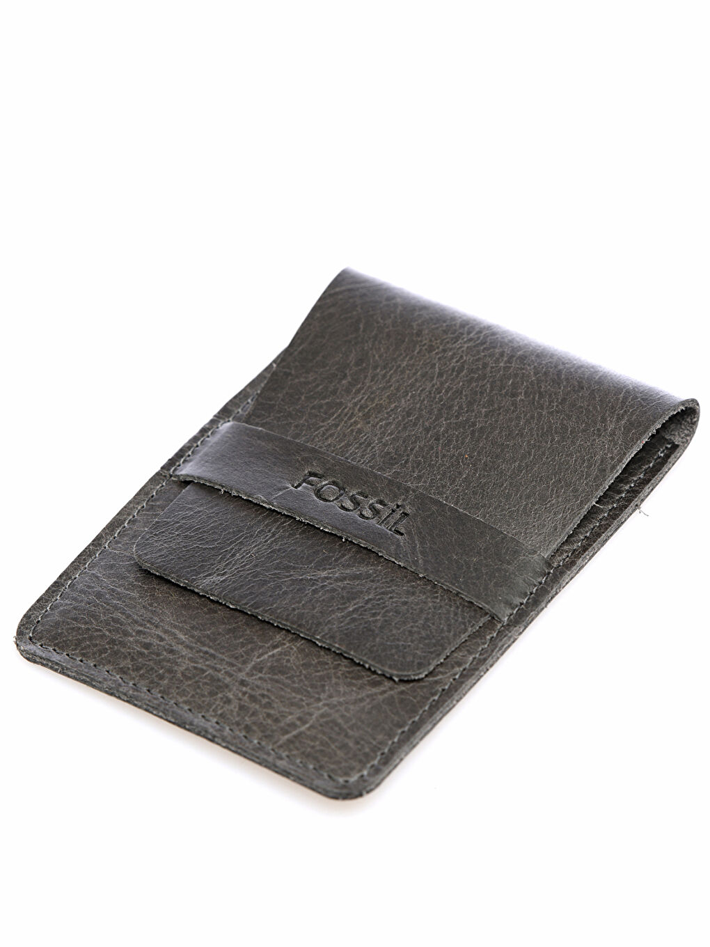 Antrasit Hakiki Deri Erkek Kartlık