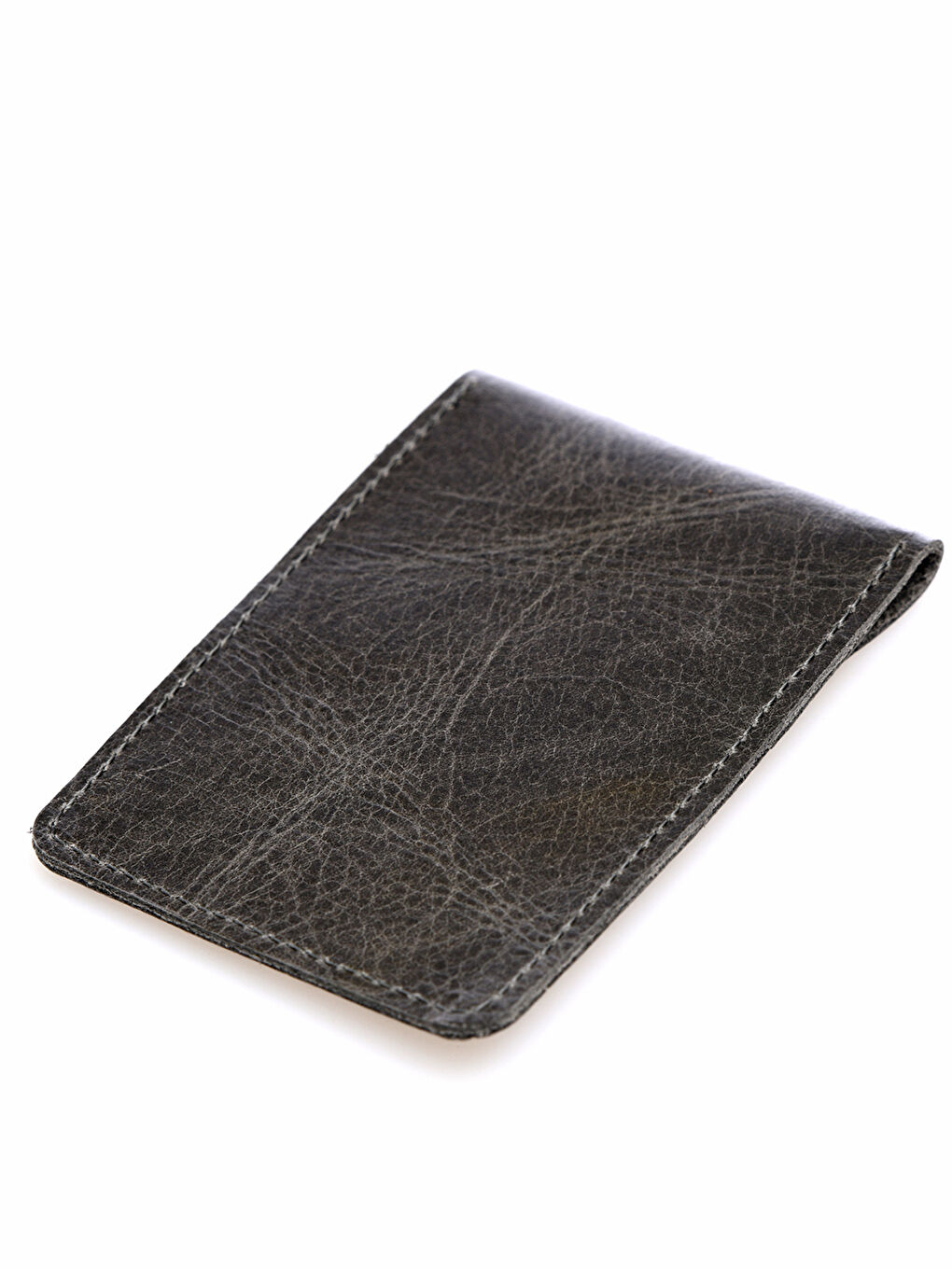 Antrasit Hakiki Deri Erkek Kartlık-1