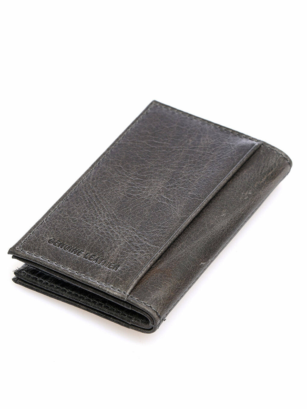 Antrasit Fossil Hakiki Deri Erkek Kartlık-1