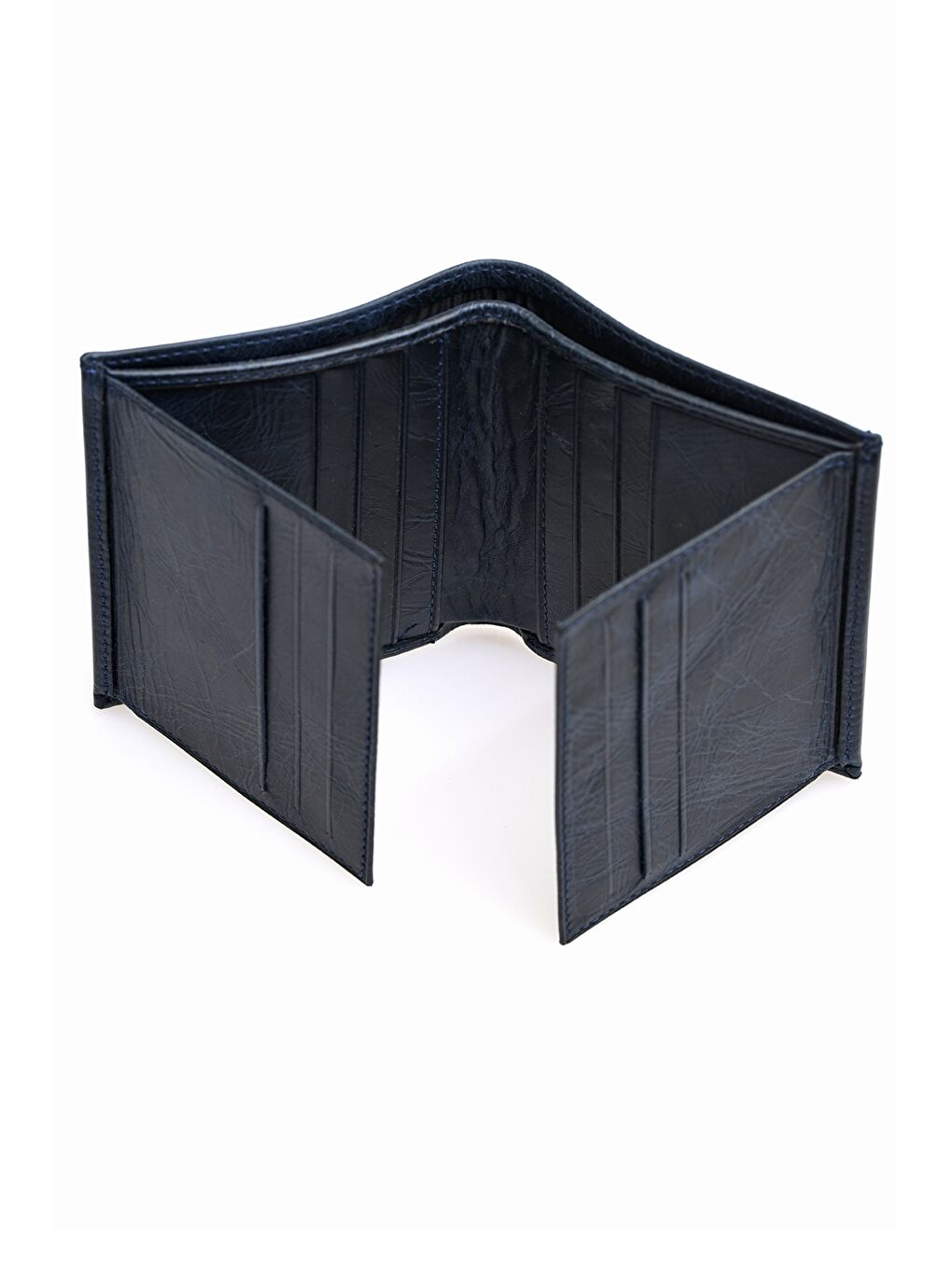 Lacivert Fossil Hakiki Deri Erkek Cüzdan-3