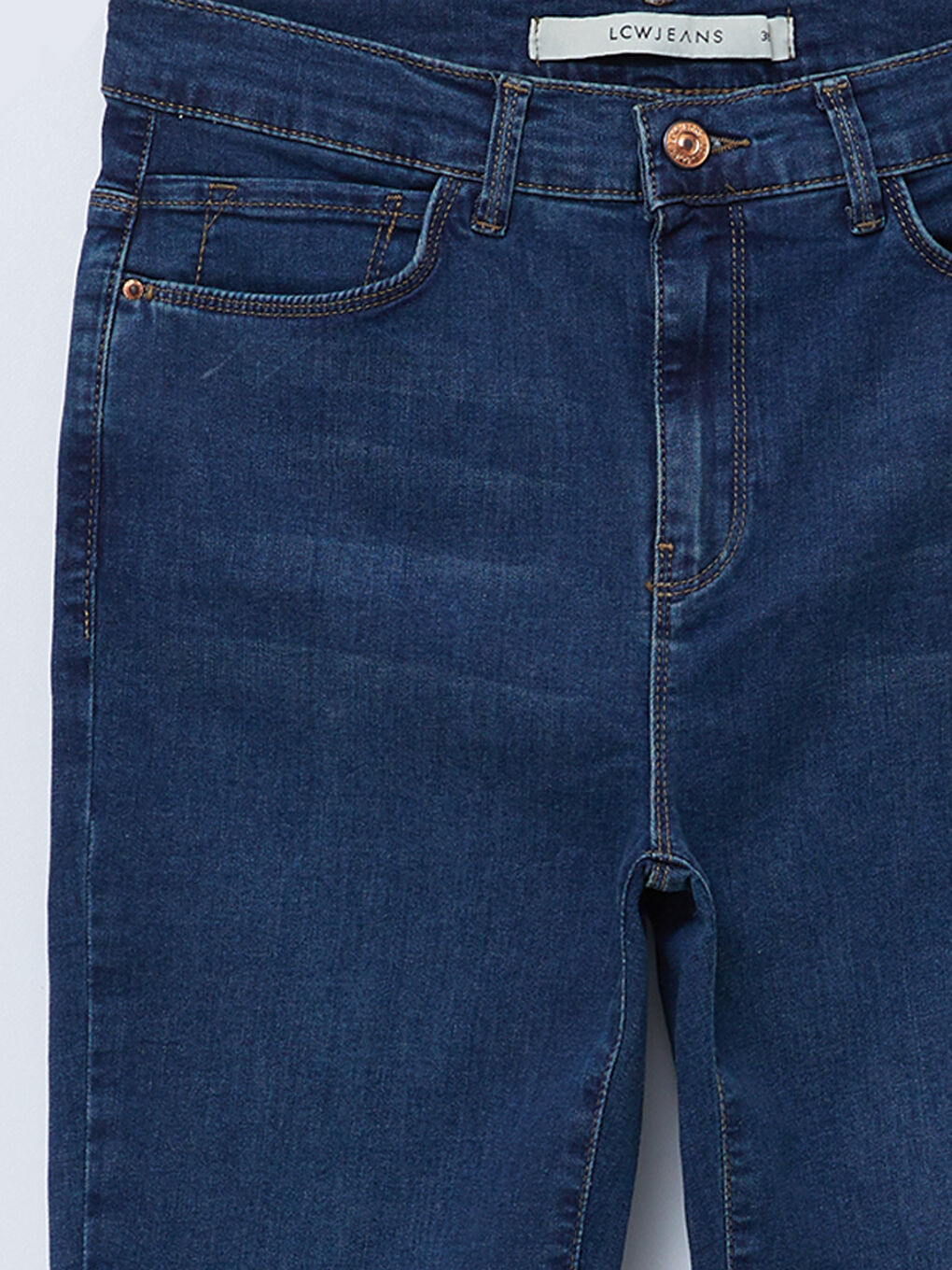 İndigo Mercury Skinny Fit Cep Detaylı Kadın Rodeo Jean Pantolon-2