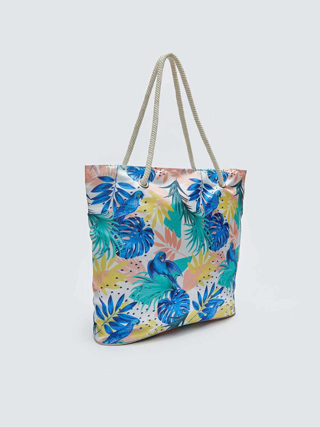 Patterned Women's Beach Bag -S2I739Z8-LU7
