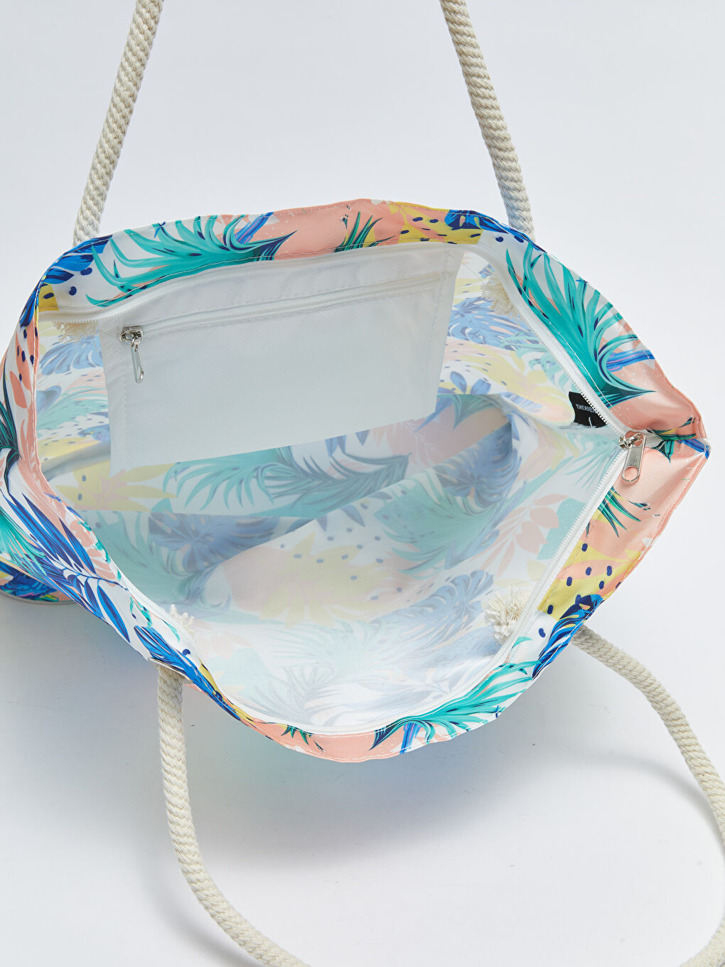Patterned Women's Beach Bag -S2I739Z8-LU7