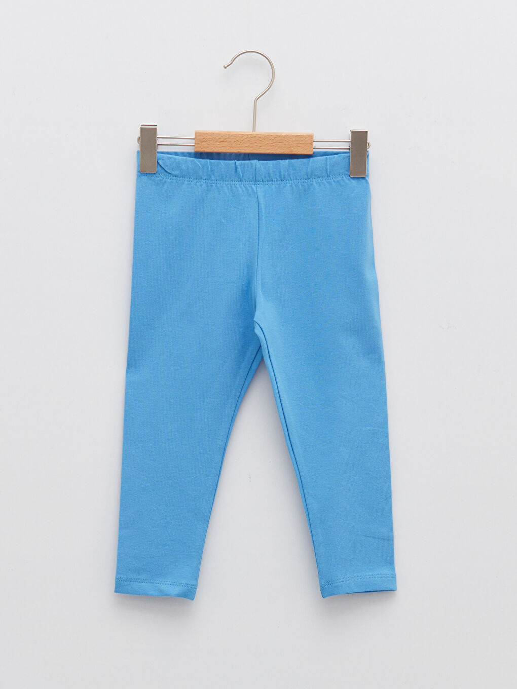 Elastic Waist Basic Cotton Baby Girl Leggings 2 Pieces-2