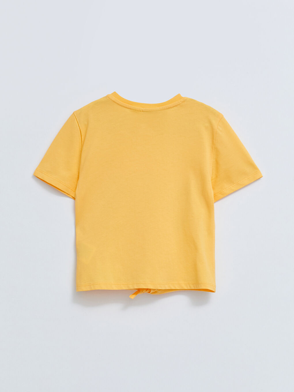 Футболка с круглым вырезом, с принтом Лило и Стич, с коротким рукавом, хлопковая, для девочек-1