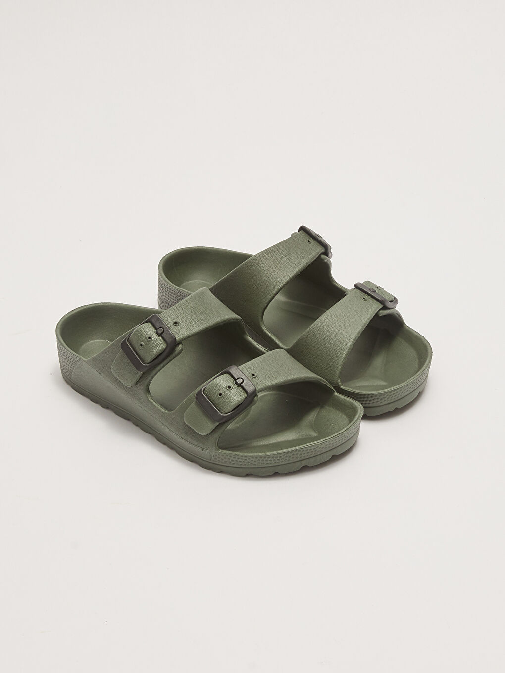 Тапочки Для Мальчиков С Двумя Ремешками И Пряжками