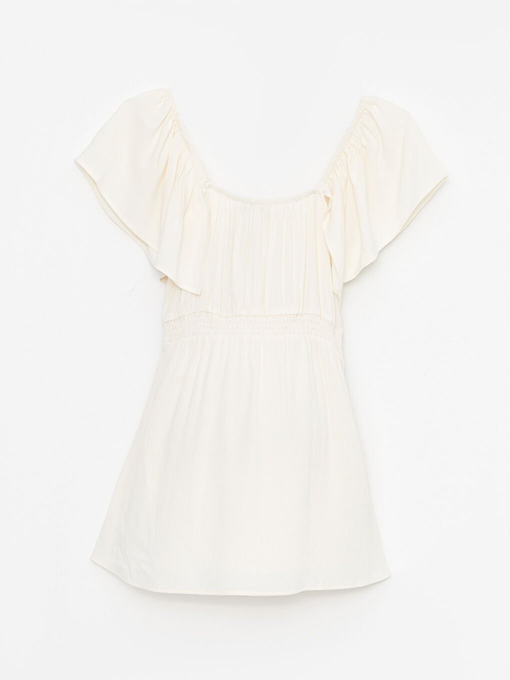 Square Neck Straight Short Sleeve Viscose Maternity Blouse -S2I902Z8-FES