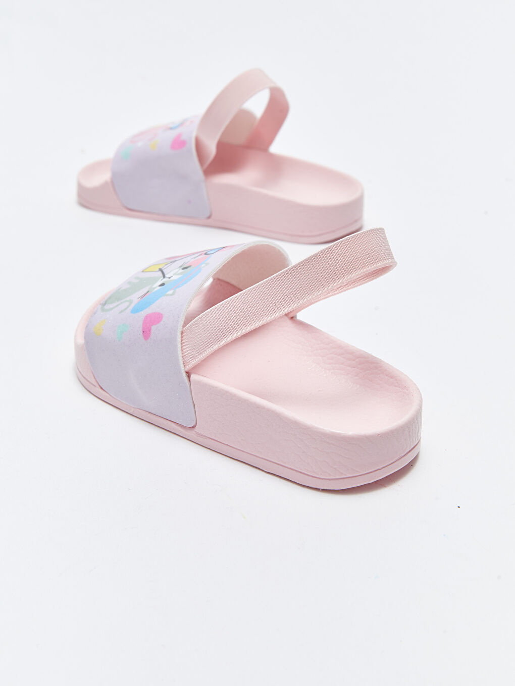 ნაბეჭდი ელასტიური ჩვილის გოგონას პლაჟის ჩუსტები-4