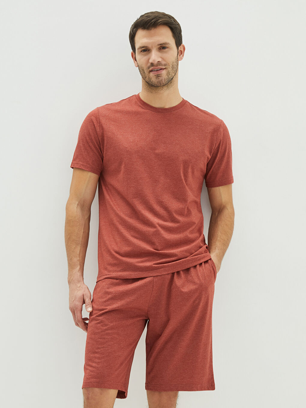 Ensemble pyjama court pour Hommes à coupe régulière