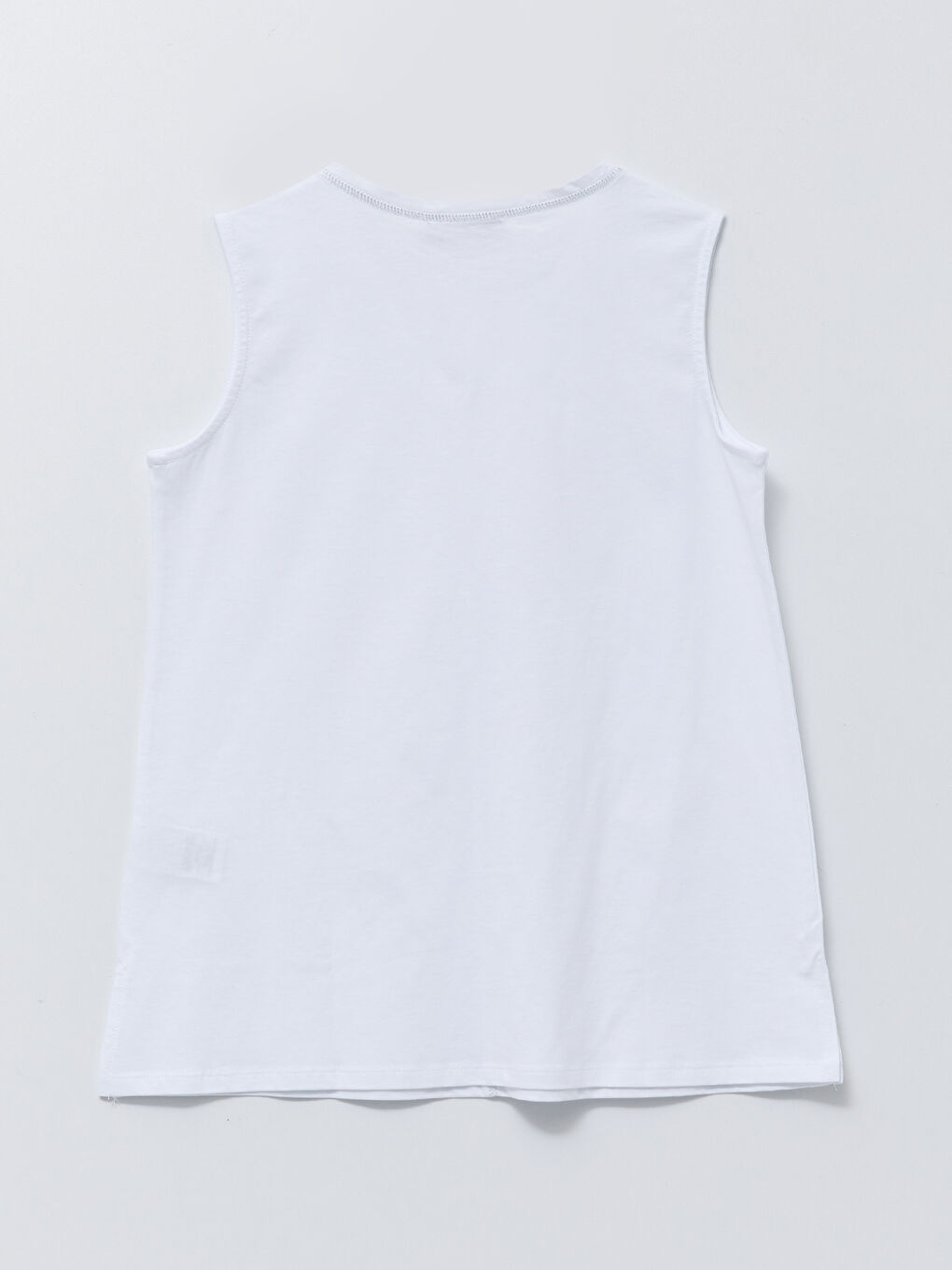 V-Neck Plain Cotton Women's Singlet-6
