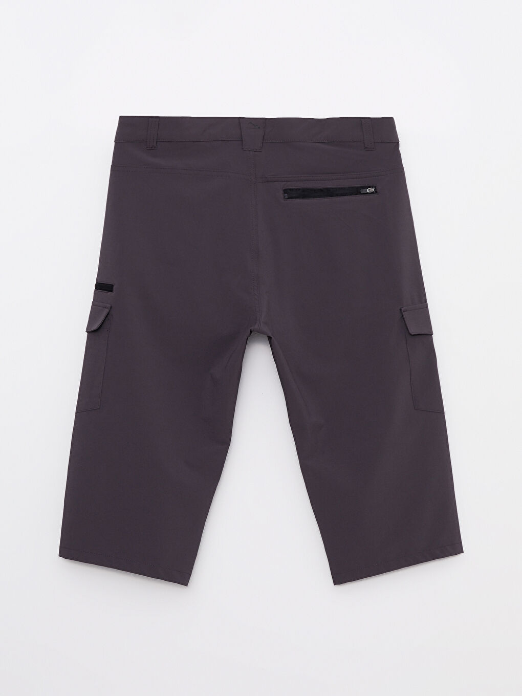 Gri Standart Kalıp Erkek Bermuda Şort-7