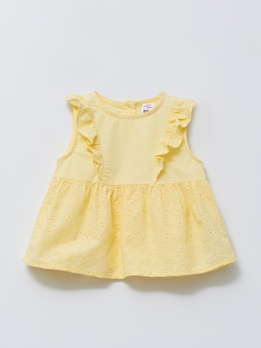 Basic Patterned Baby Girl Blouse