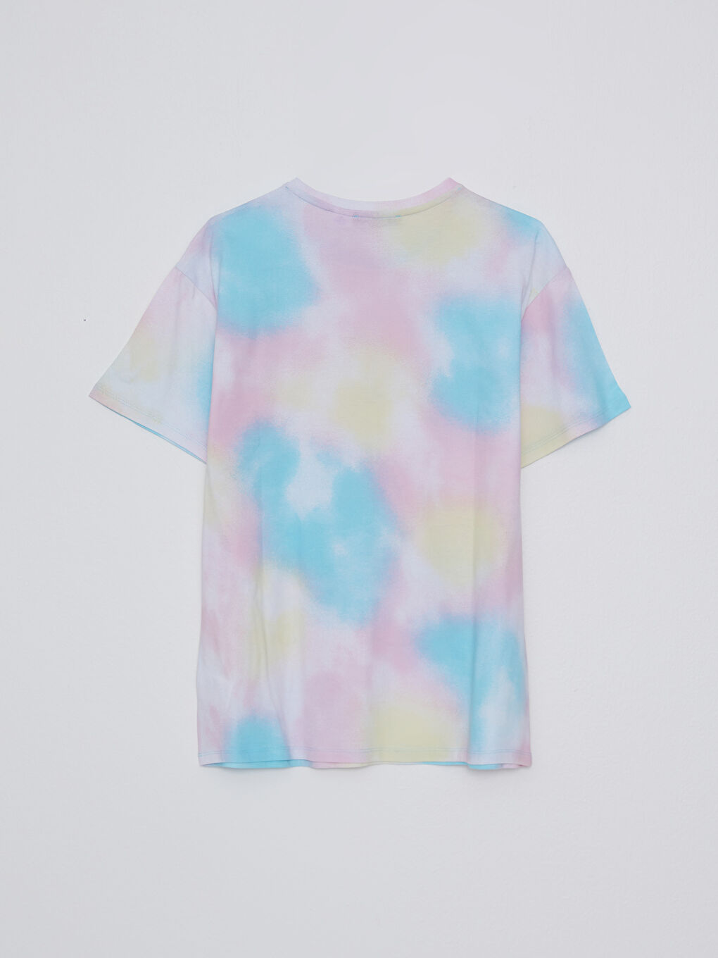 T-shirt en Coton à Manches Courtes Imprimé Care Bears à Col Rond pour Femmes-6