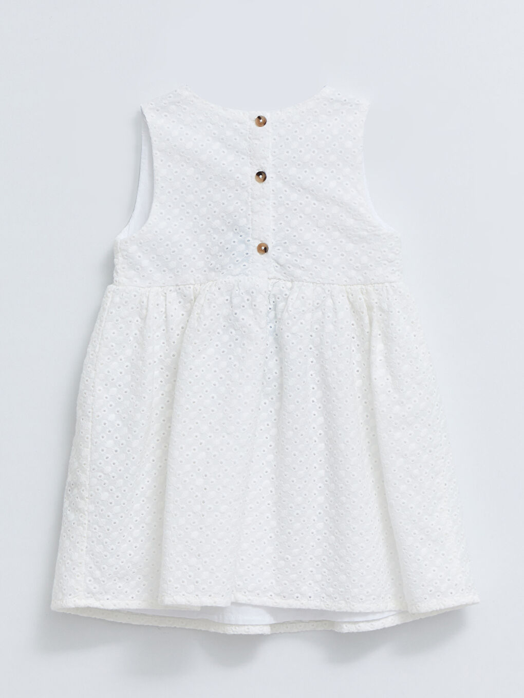 Robe en Broderie de Coton pour Filles-1