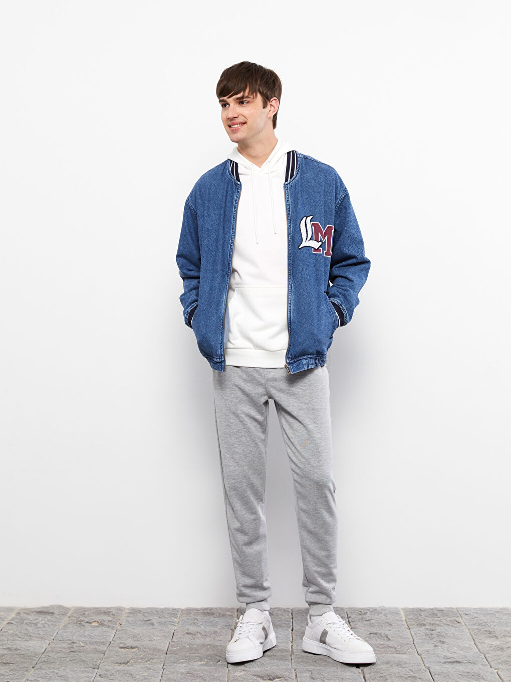 Gri Standart Kalıp Erkek Eşofman Altı