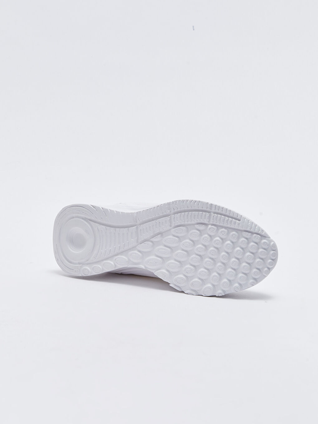 Beyaz File Detaylı Kalın Taban Kadın Aktif Spor Ayakkabı-3