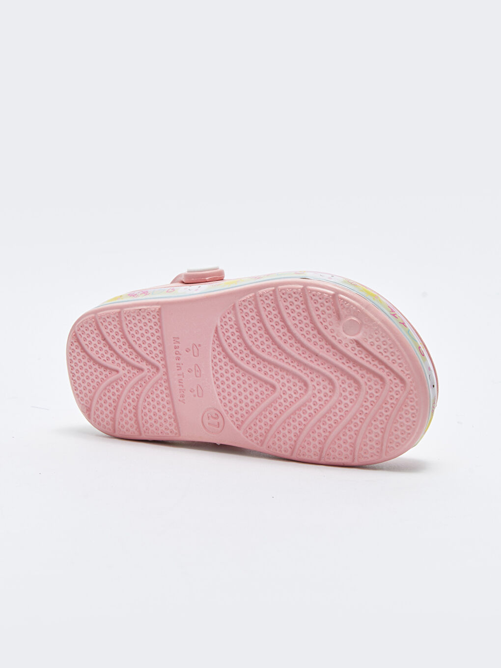 Pembe Işıklı Önü Kapalı Kız Bebek Plaj Sandaleti-4