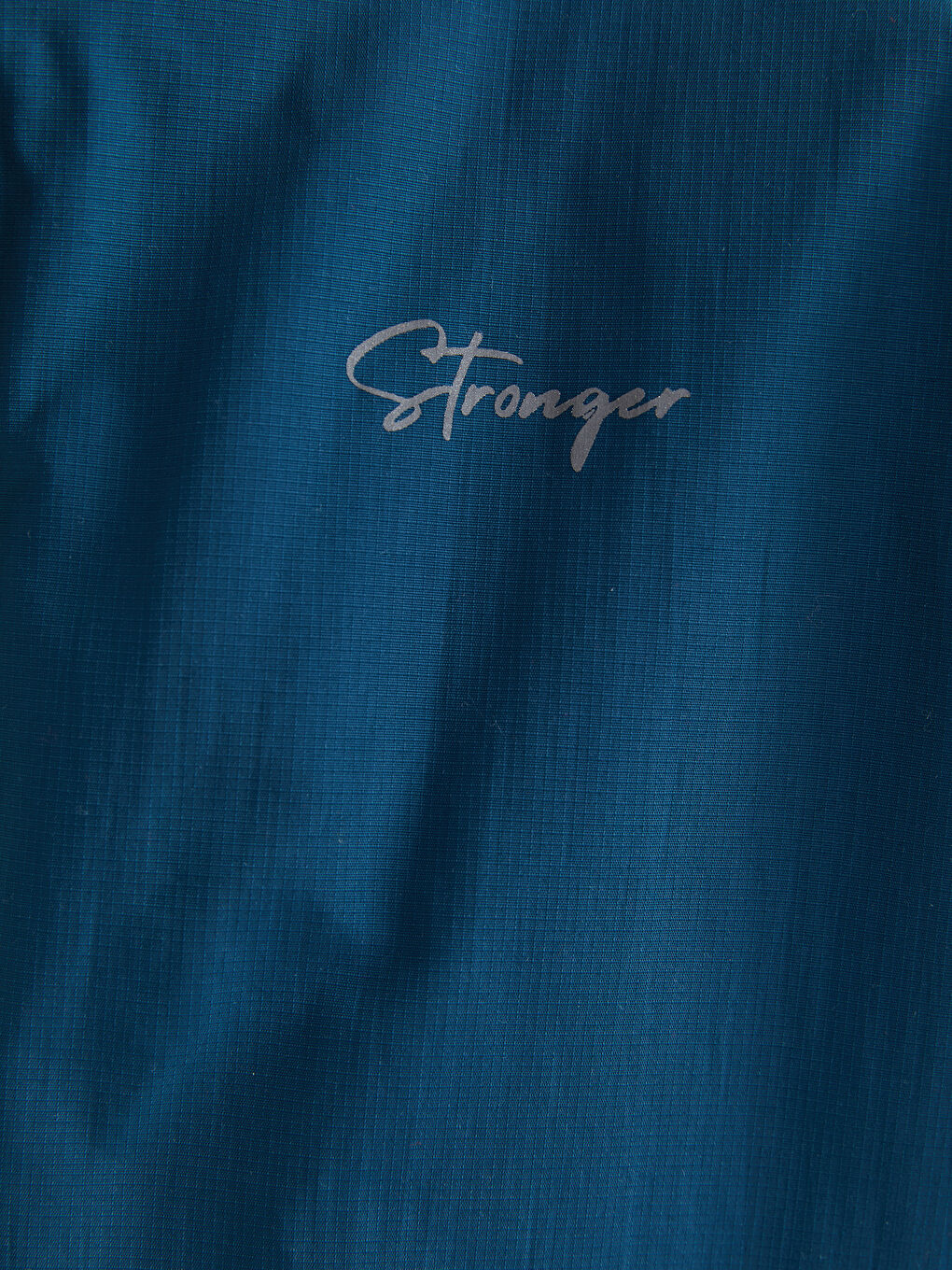 Lacivert Standart Kalıp Kapüşonlu Erkek Yağmurluk-3