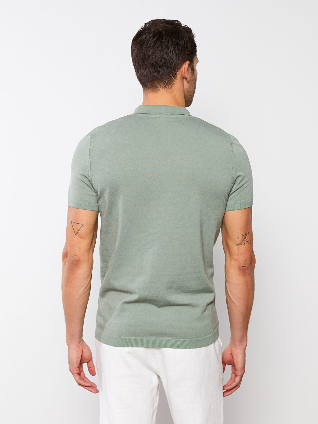 LCWAIKIKI Basic Rollkragen Kurzarm Herren Strickpullover -S2IB28Z8-SBT