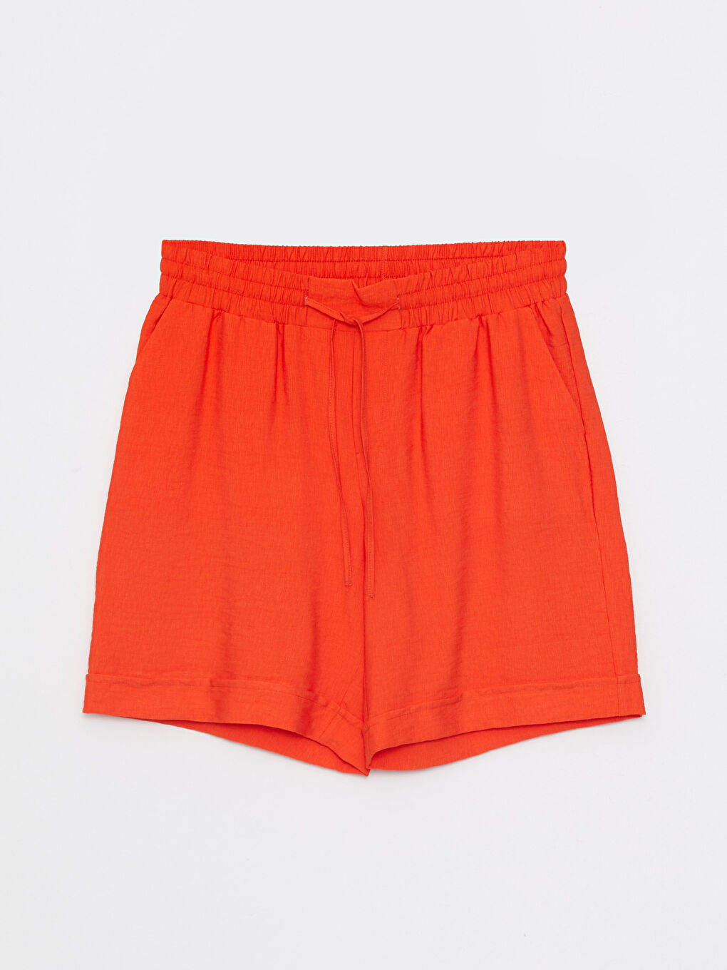 Short Maternité Détail Poches Droites Taille Élastiquée-6