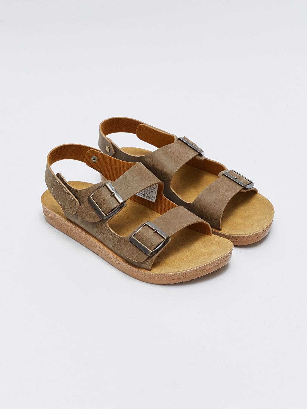 Sandales pour Hommes à Double Bande Velcro