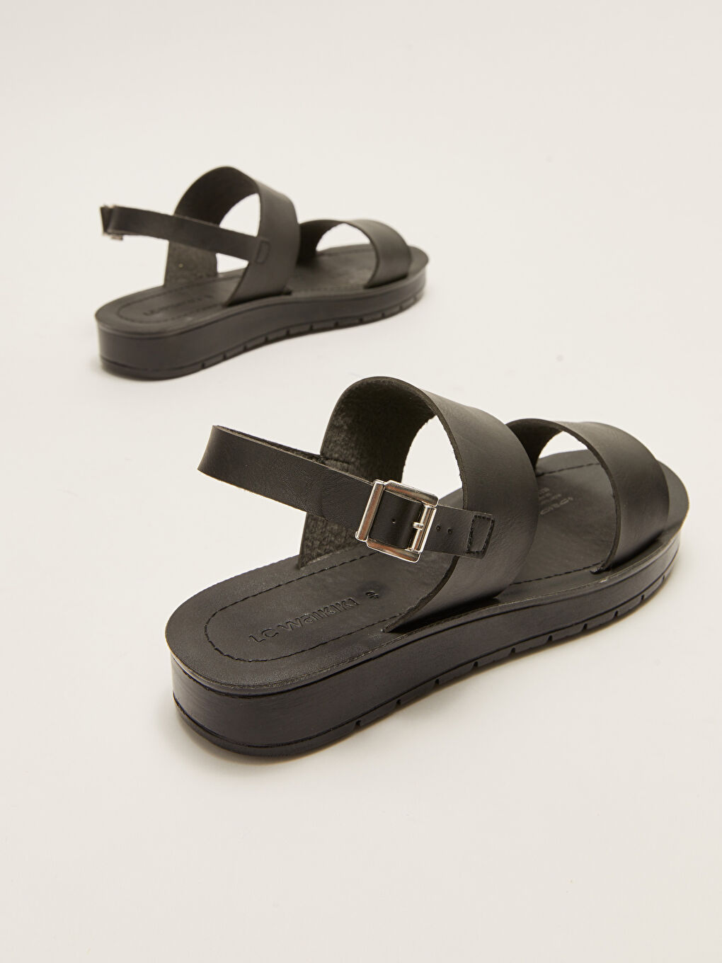 Сандалии с двойным ремешком для женщин-4