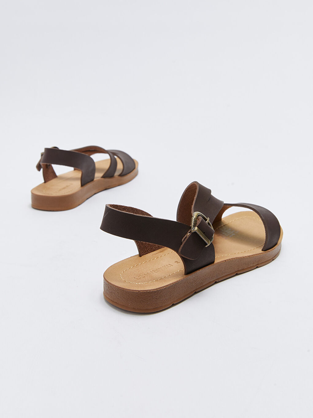 Sandales à Bride Croisée avec Détail de Boucle pour Femmes-4