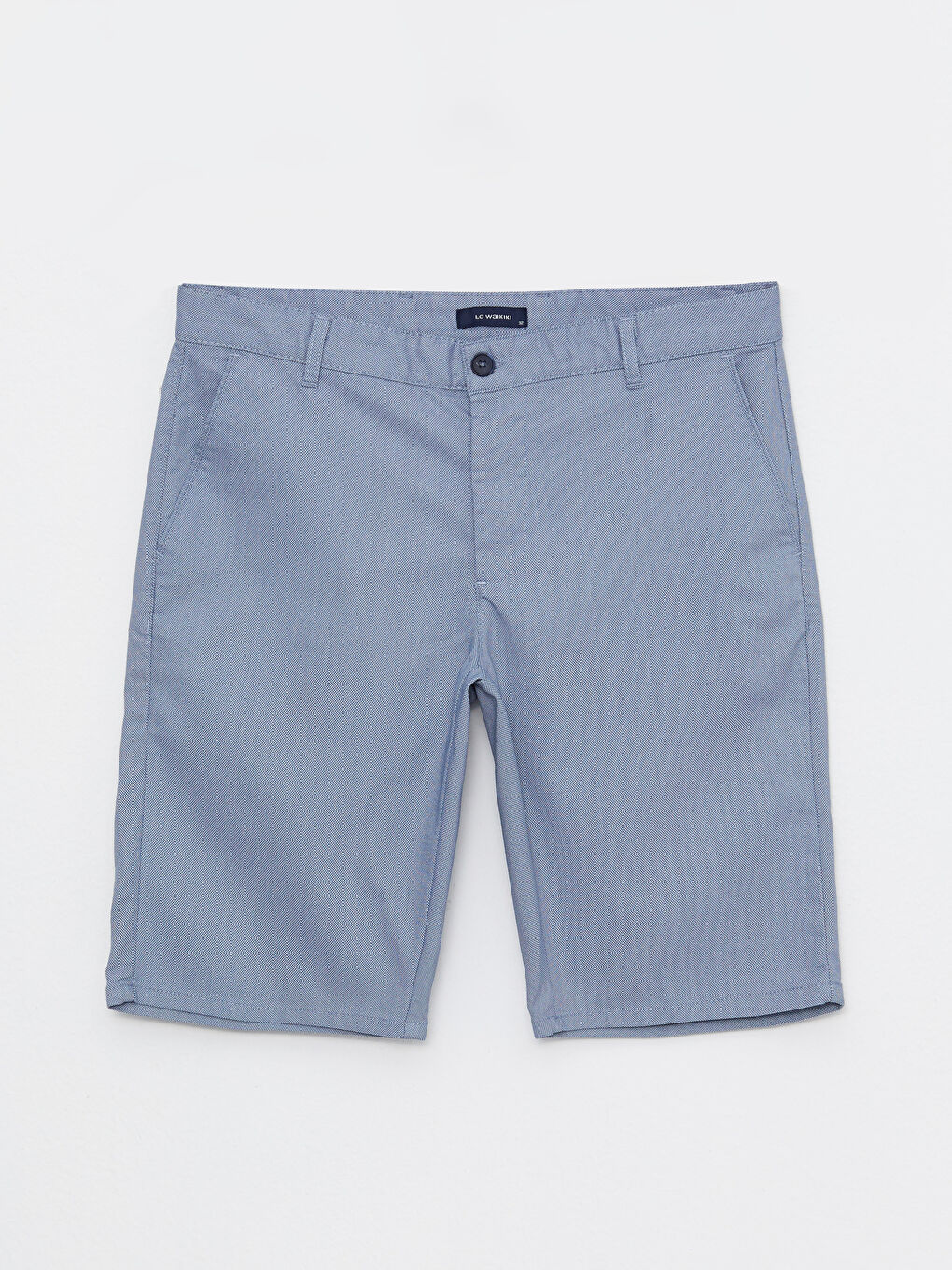 Mavi Standart Kalıp Erkek Şort-5