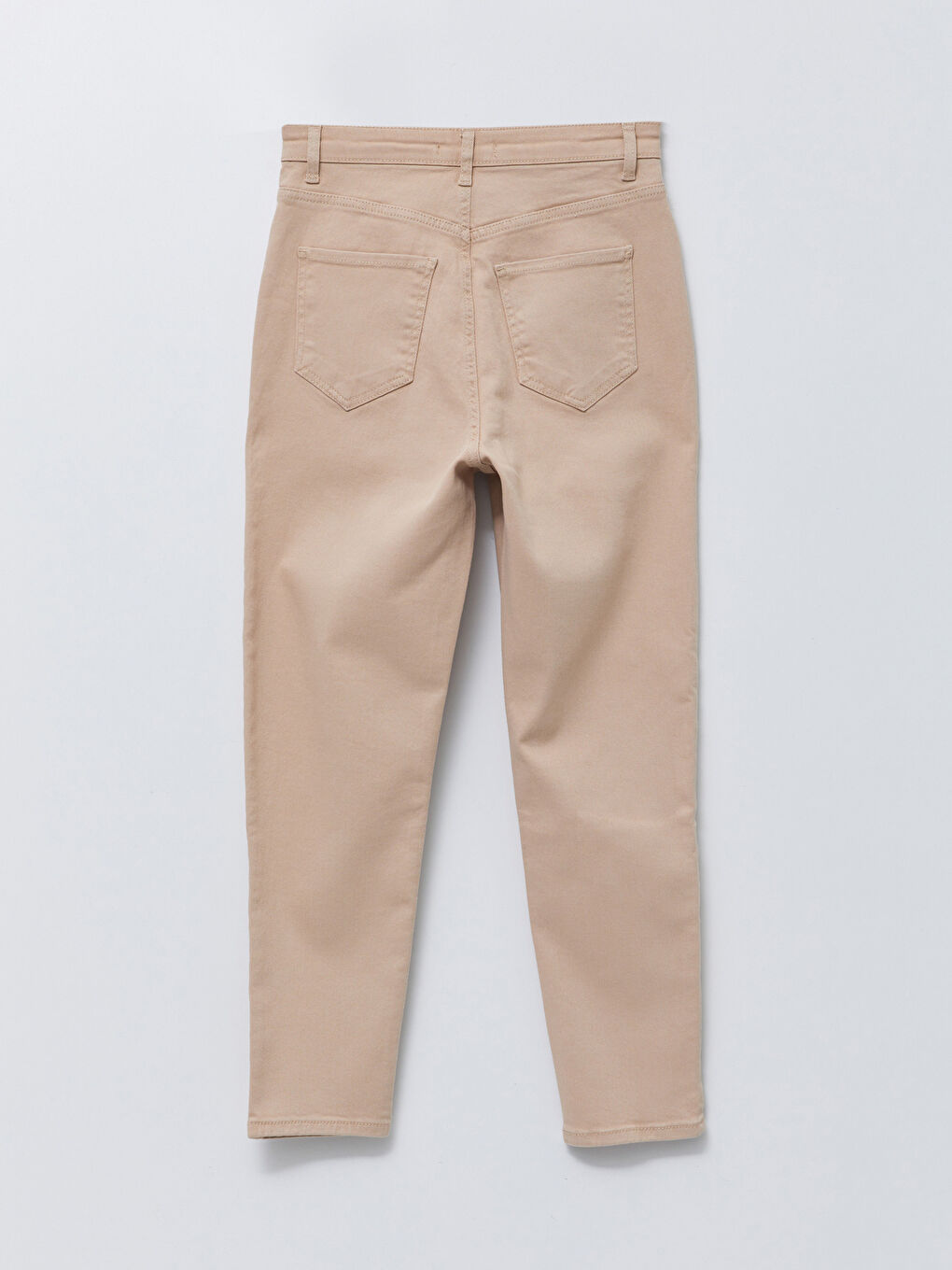 Standard Fit Regular Pocket Detailed Women's Denim Trousers-6