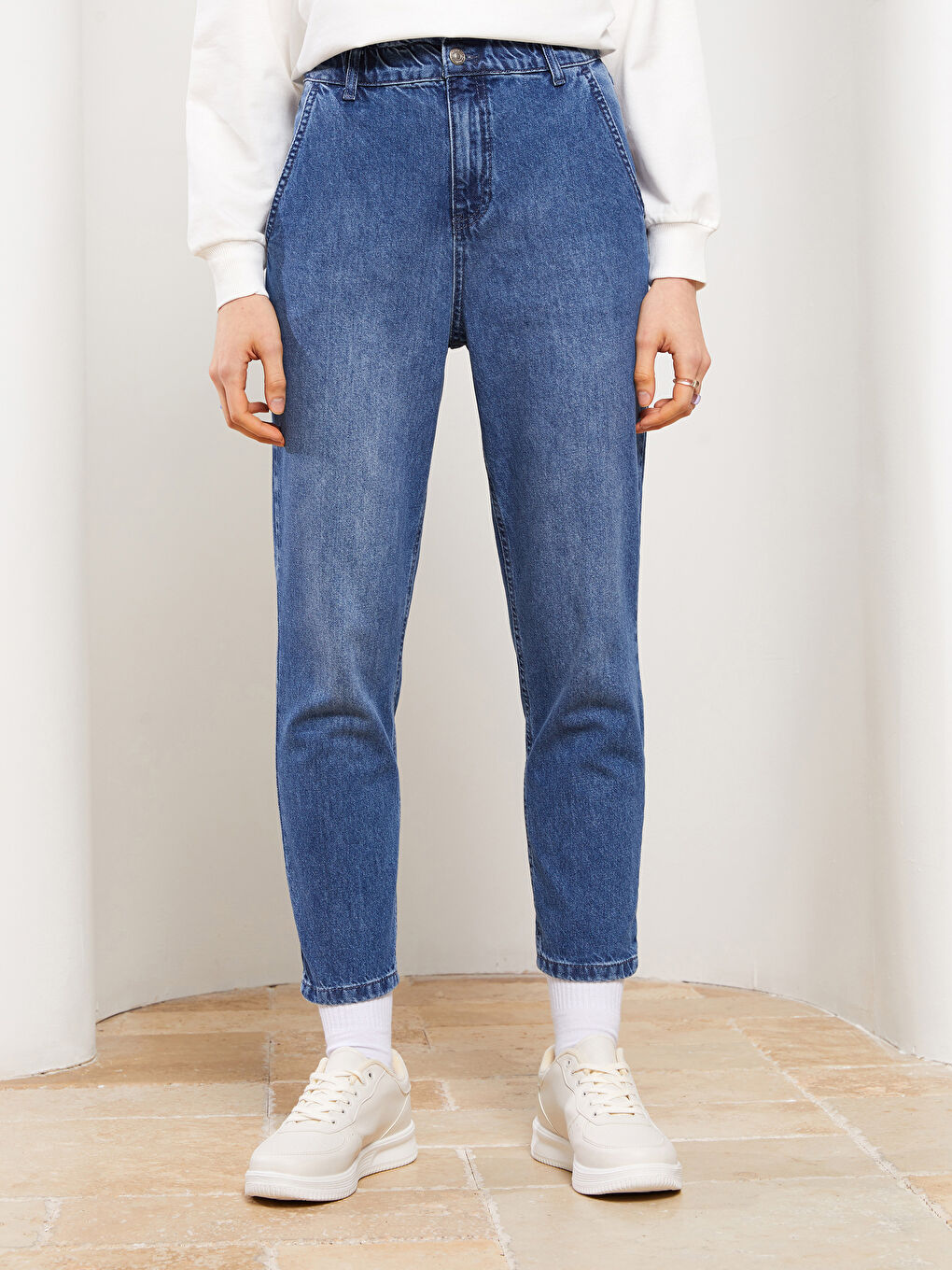 Blugi Rodeo pentru Femei cu Buzunare Detaliate și Croială Confortabilă-3