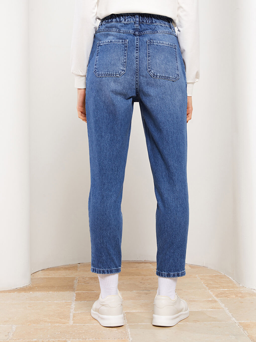 Blugi Rodeo pentru Femei cu Buzunare Detaliate și Croială Confortabilă-4