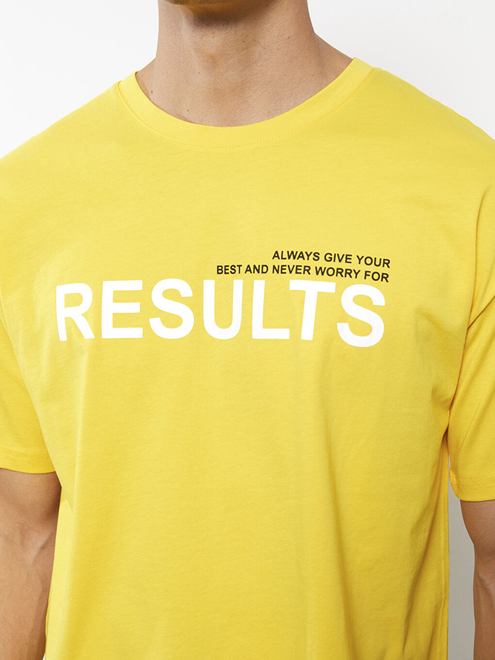 Oversize Crew Neck Short Sleeve Printed Jersey Men's T-Shirt-3