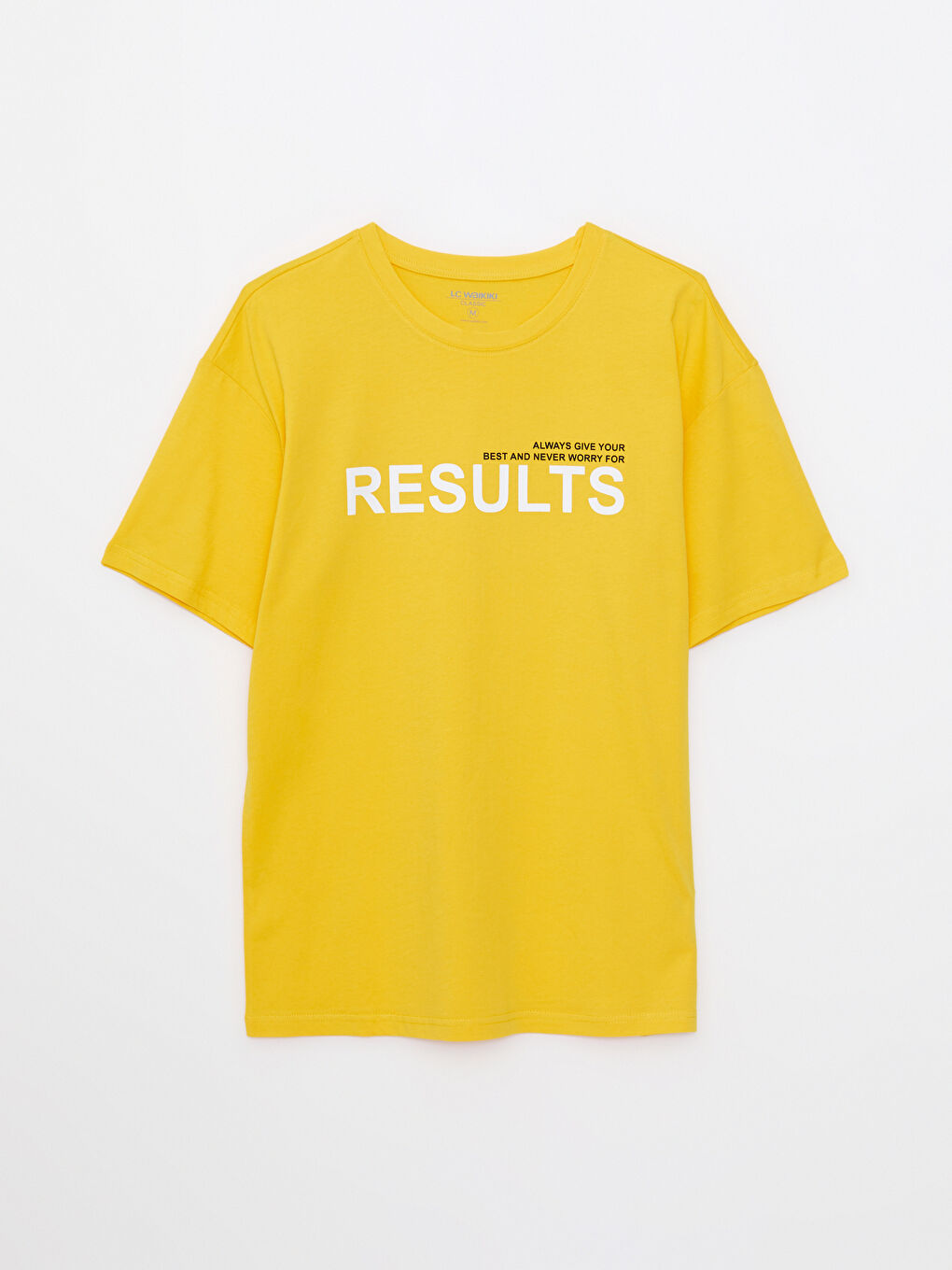 Oversize Crew Neck Short Sleeve Printed Jersey Men's T-Shirt-5