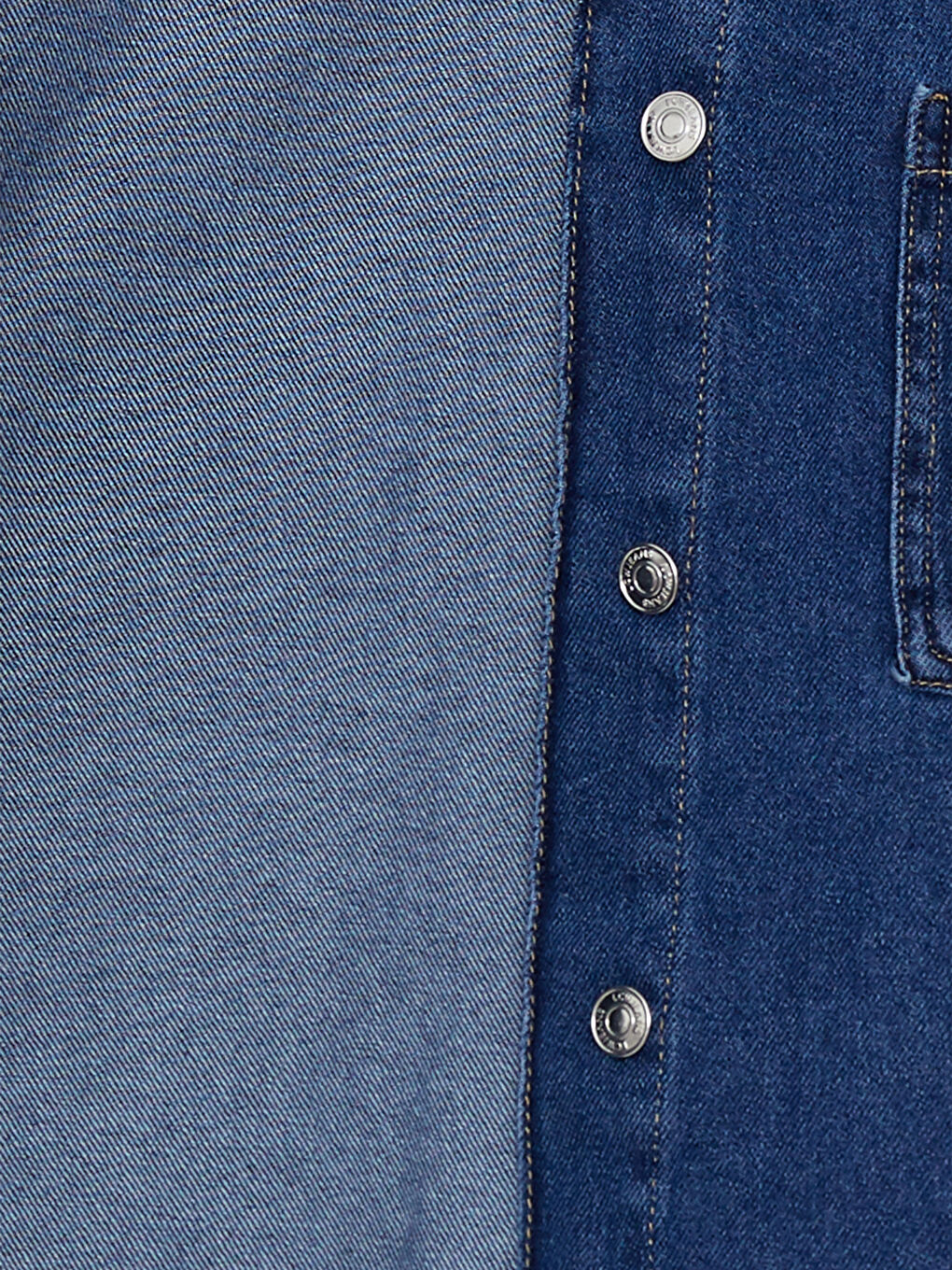 Tunică Cămașă Rodeo din Denim pentru Femei cu Guler și Imprimeu, Mânecă Lungă-6