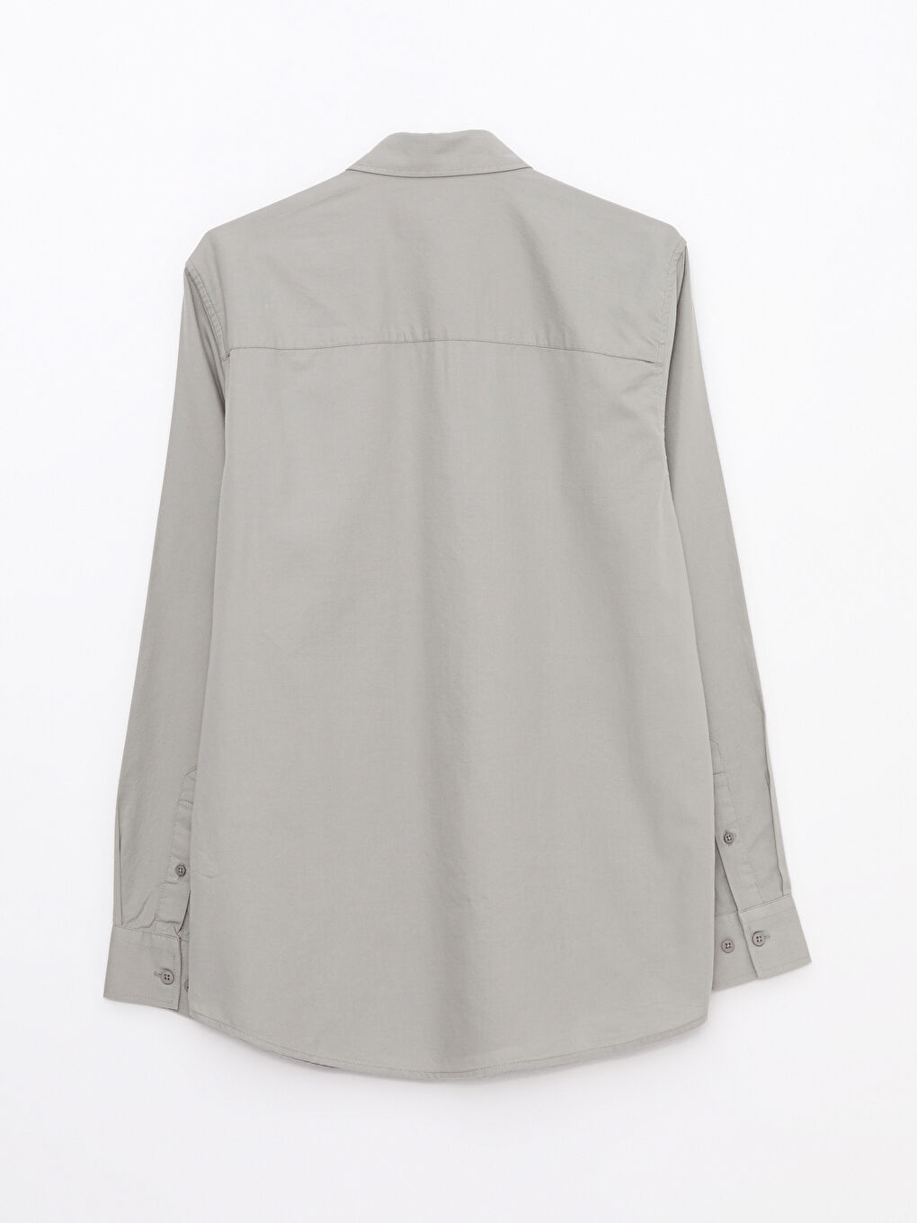 Slim Fit Long Sleeve Gabardine Men's Shirt-7