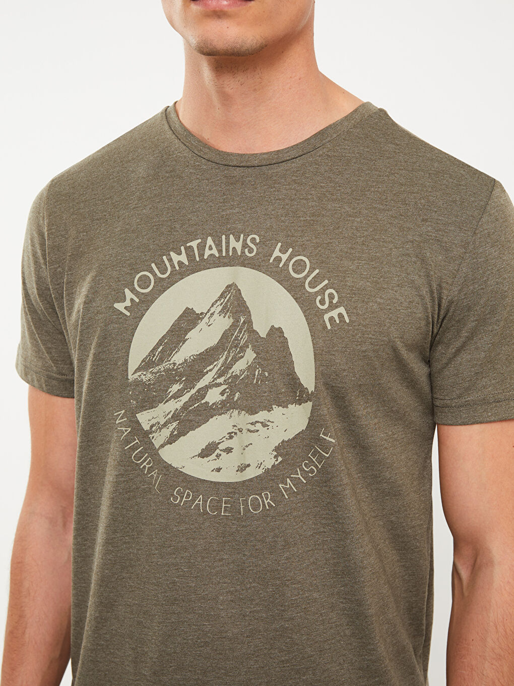 Muškarac TAMNO ZELENA Majica kratkih rukava-4