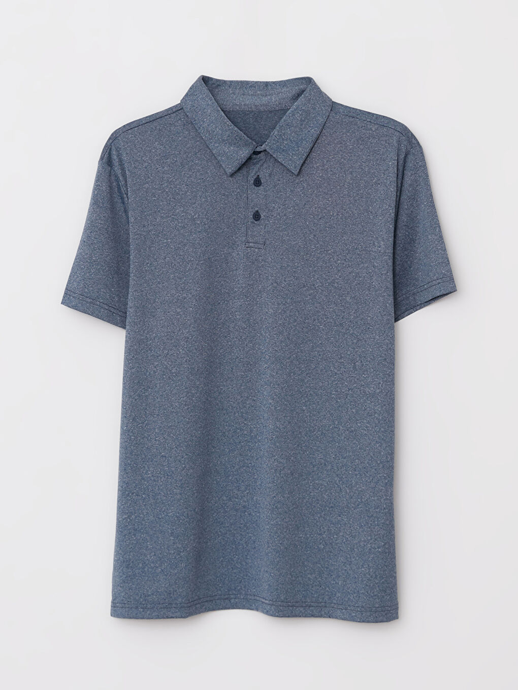 İndigo Polo Yaka Kısa Kollu Erkek Tişört-5